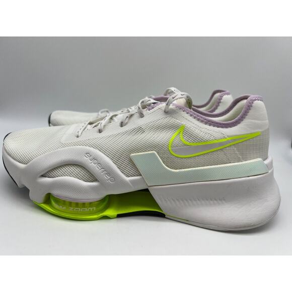 Nike Air Zoom SupperRep 3 Premium Women White Volt Sneakers DH3389-175 Size 10 - Picture 2 of 12